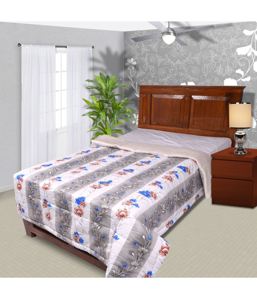 Just Linen Single Cotton Floral Multi Comforter Buy Just Linen Single