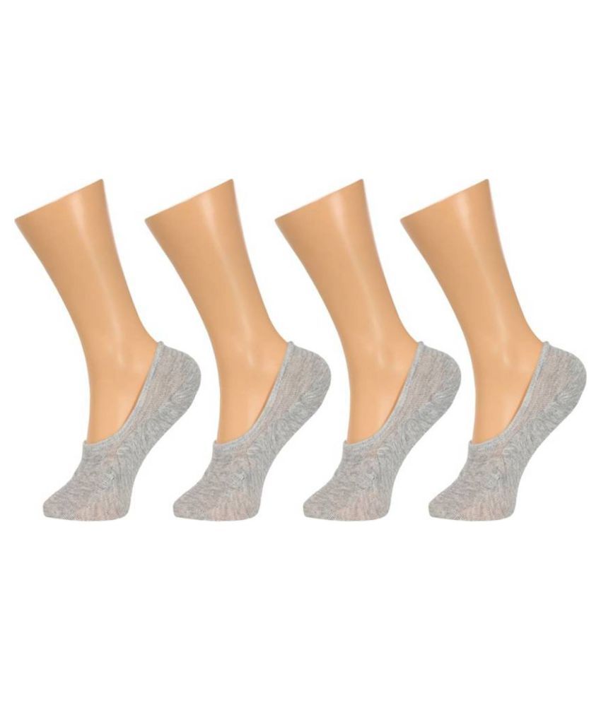     			Tahiro Gray Casual No Show Socks