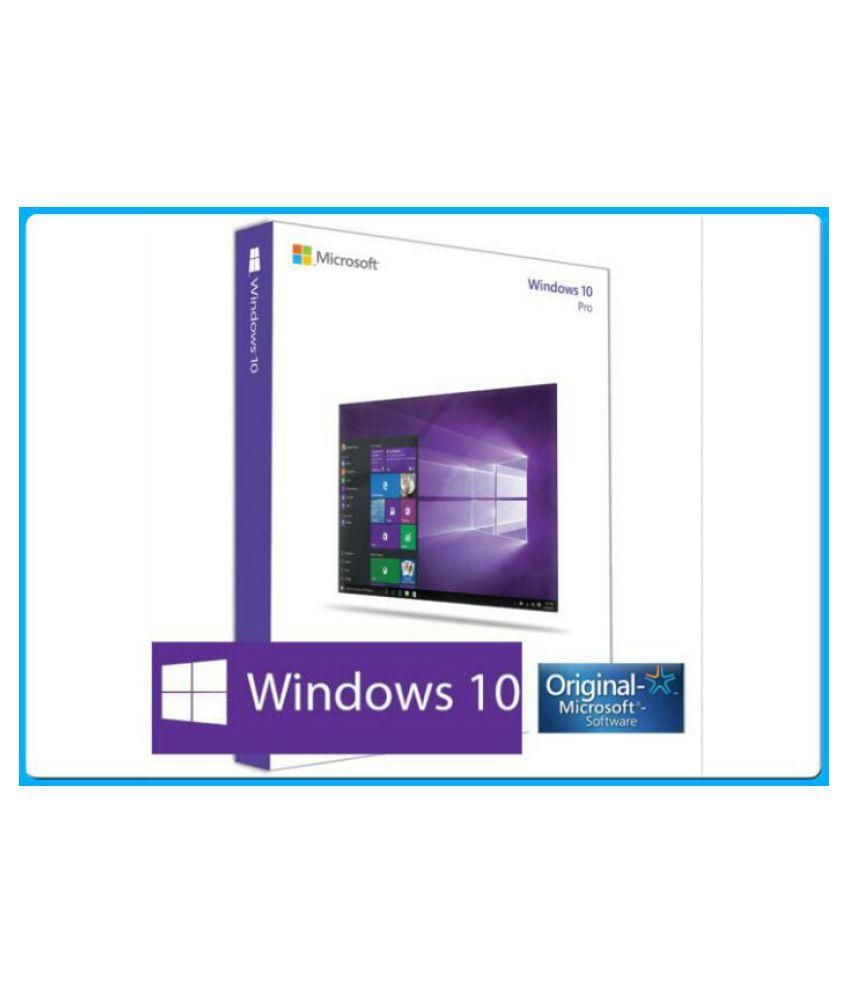 Microsoft Microsoft WIN 10 PRO 32/64 Bit ( Activation Card ...