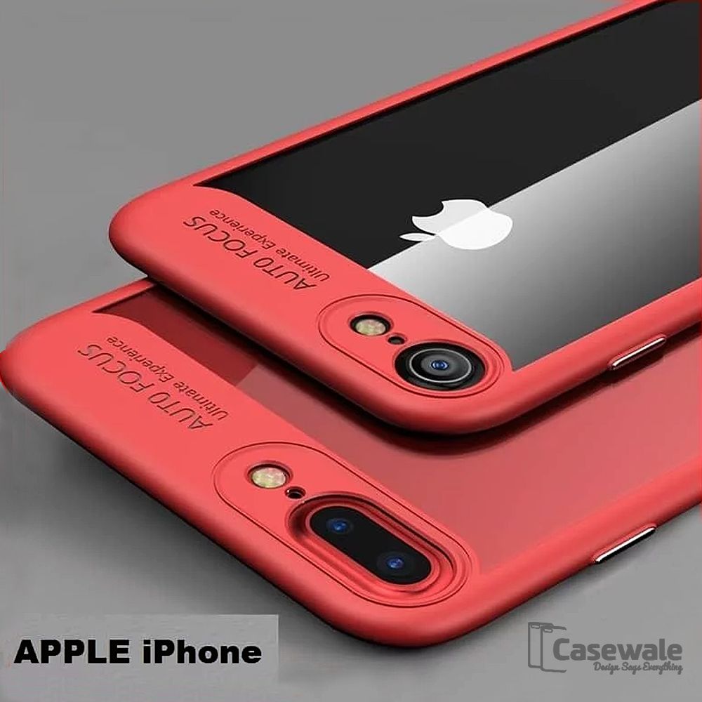 Iphone 7 Plus Plain Cases Beingstylish Red Plain Back Covers