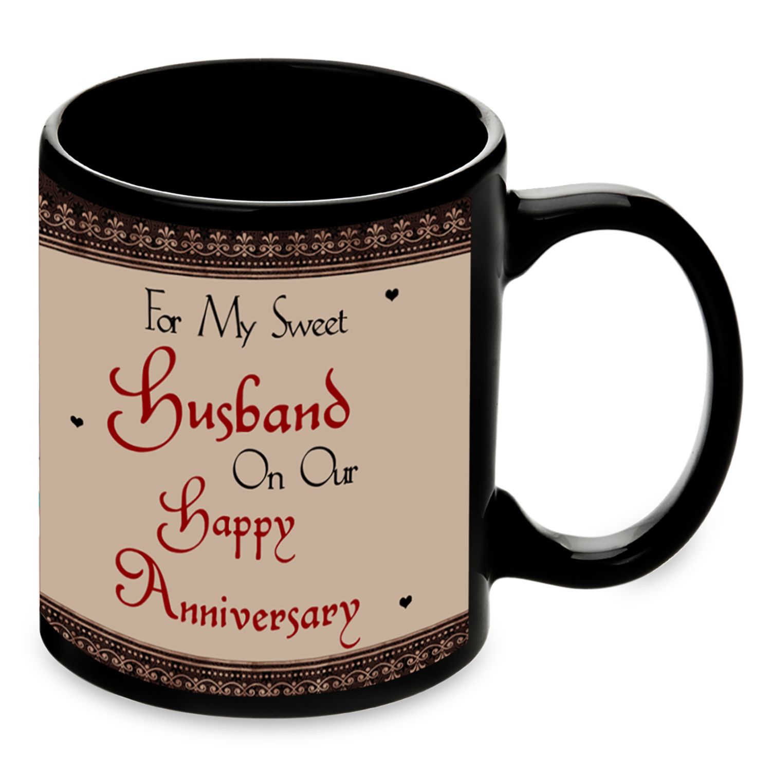 YouNique Designs 6 Year Anniversary Coffee Mug for Her 11 Ounces 6th Year Six Years 6th Wedding Anniversary Cup For Wife Sixth Year 