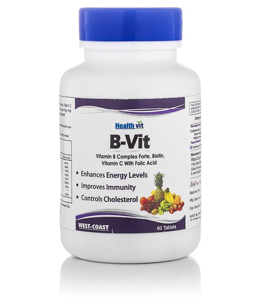 HealthVit- Tablets NA Vitamin B (Pack Of 2): Buy HealthVit- Tablets NA ...