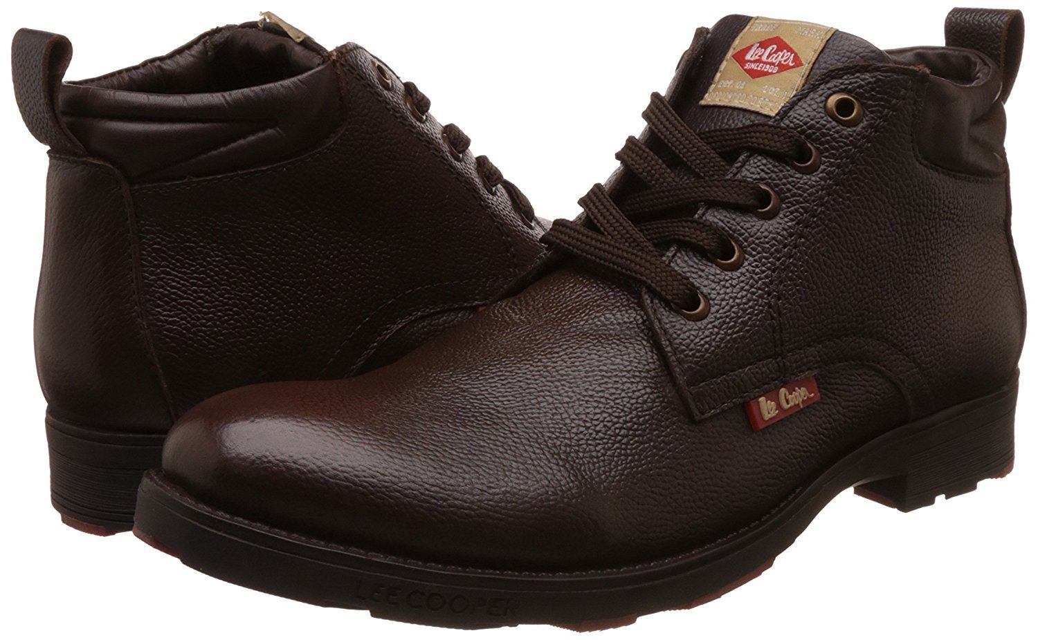 lee cooper black casual shoes