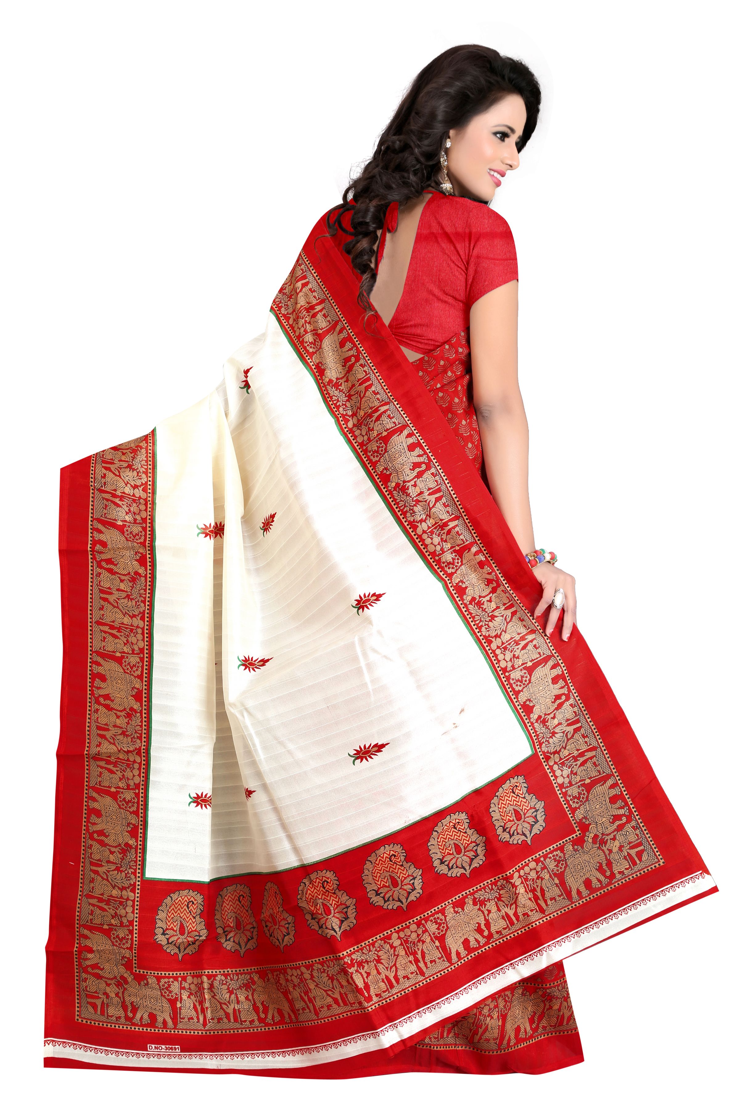 Fashion Founder Red Bhagalpuri Silk Saree Buy Fashion Founder Red Bhagalpuri Silk Saree Online 6025