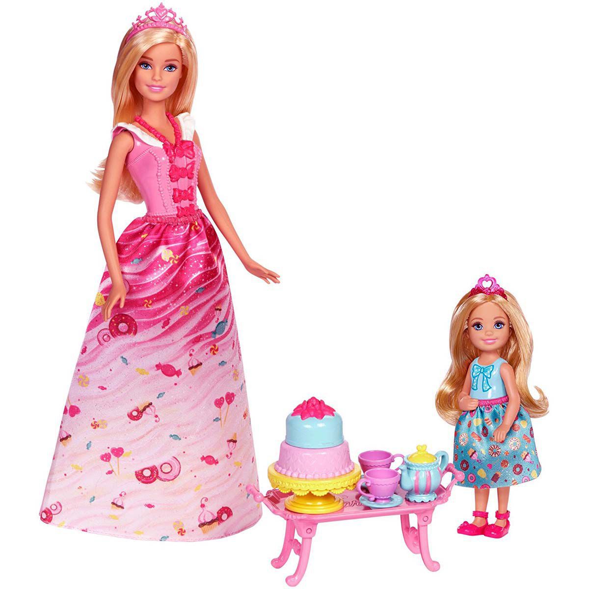 Barbie Dreamtopia Princess Tea Party Doll Set Multi Color Buy Barbie