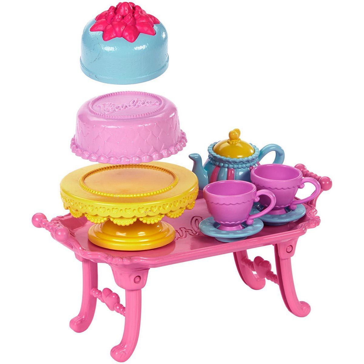 barbie plastic tea set