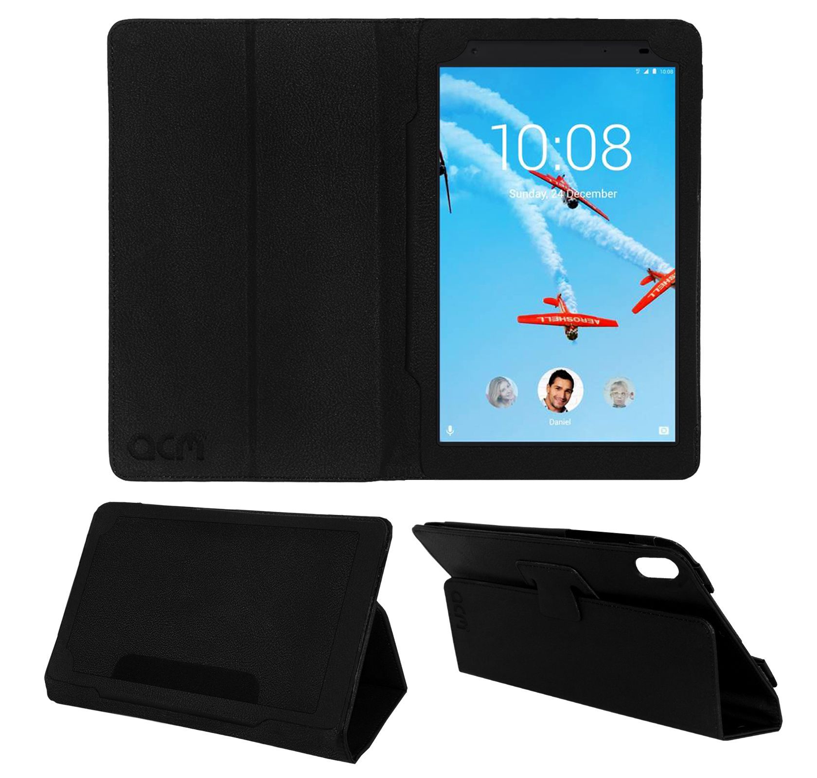 Lenovo Tab 4 8 Plus Cover Combo By ACM Black Cases & Covers Online at Low Prices Snapdeal India