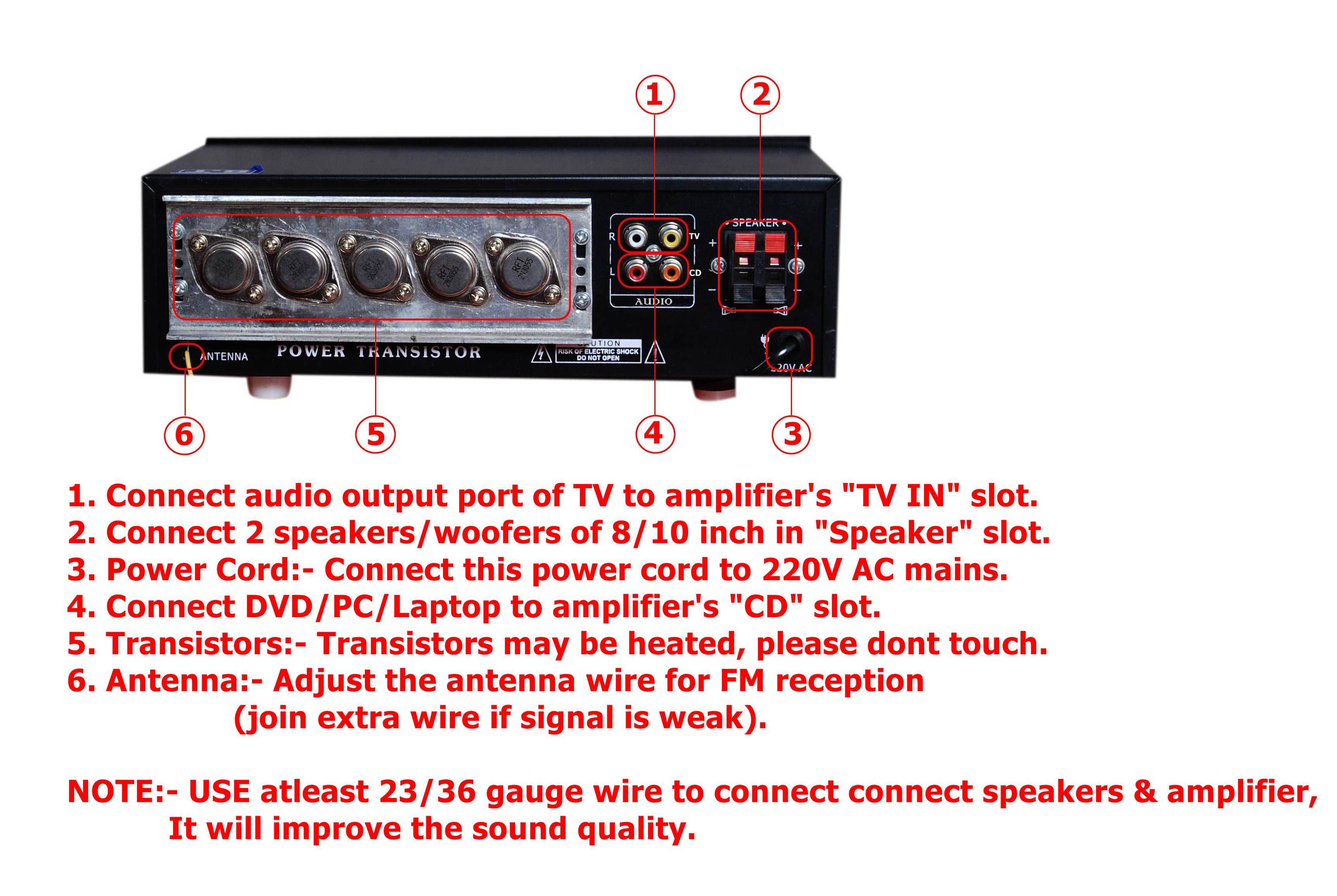 KHT 3000 Home DJ Series 4 Channel 3055 Transistor Karaoke Amplifier KHT 3000 Home DJ Series 4 Channel 3055 Transistor Karaoke Amplifier with Inbuilt USB Digital