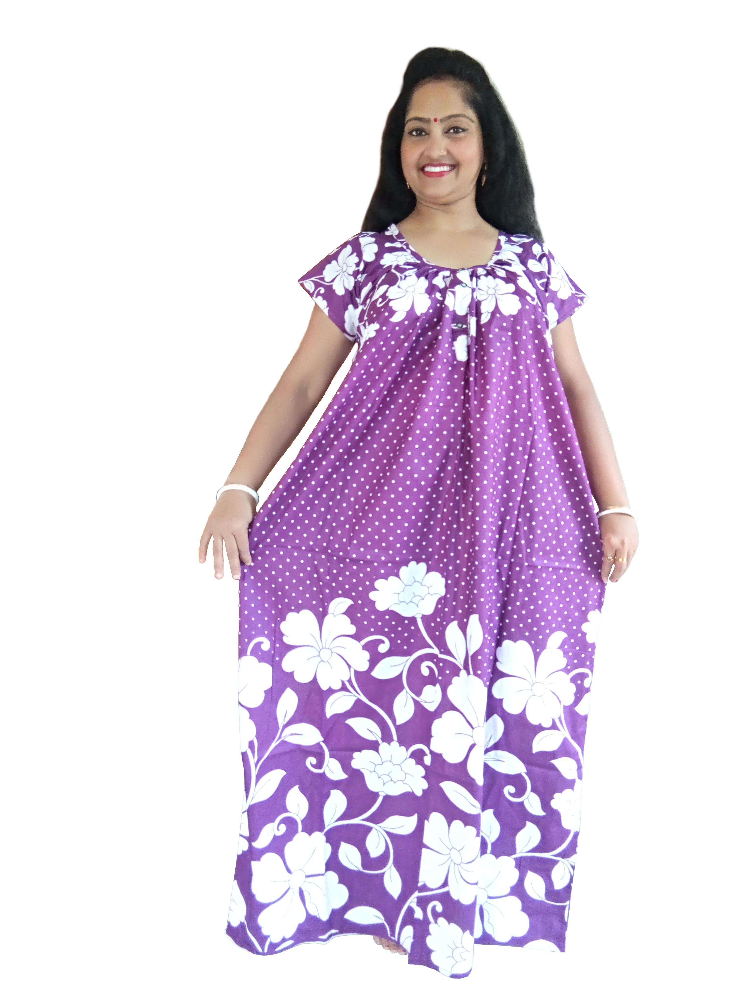 indian cotton night gowns