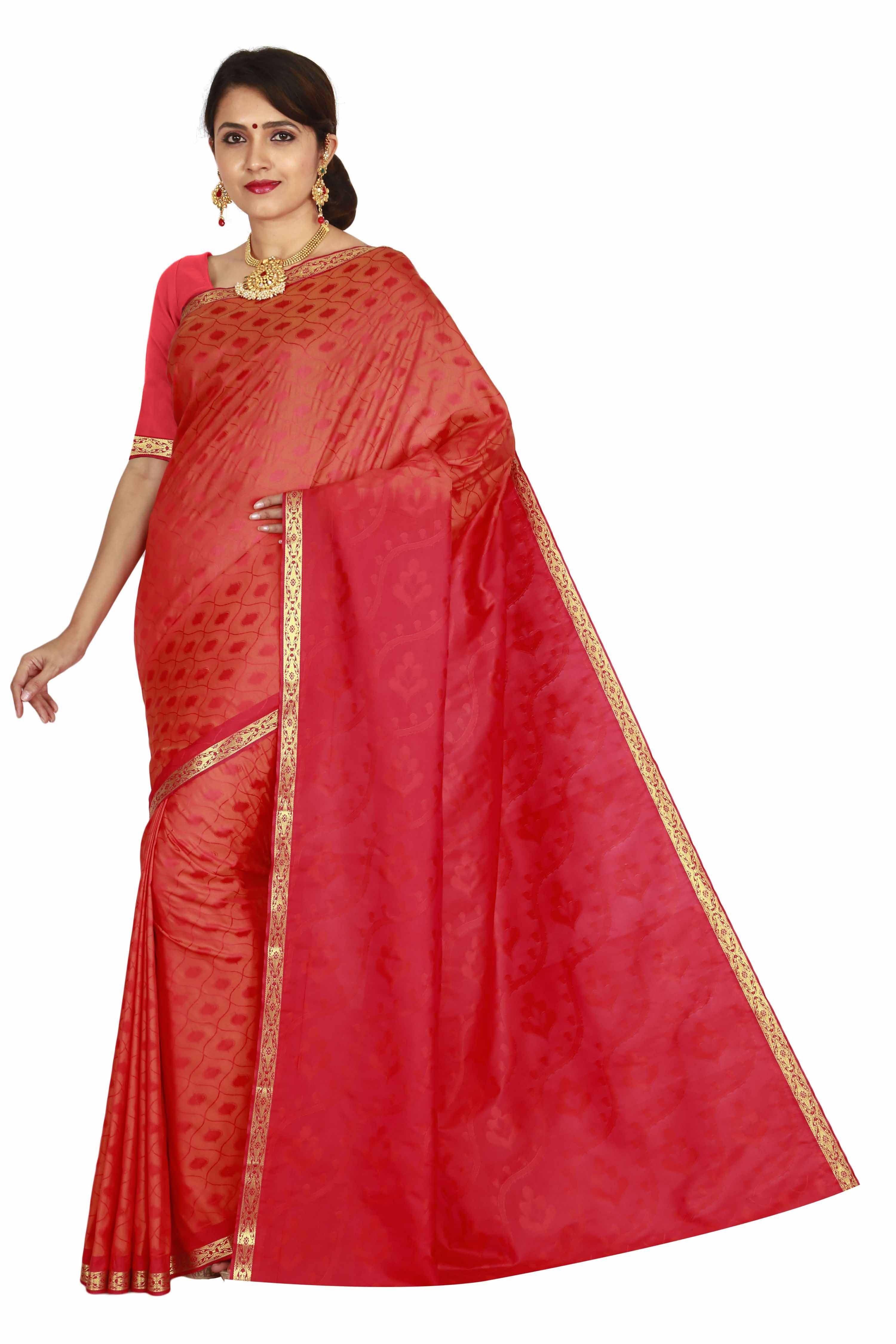 arars Red Mysore Silk Saree - Buy arars Red Mysore Silk Saree Online at ...