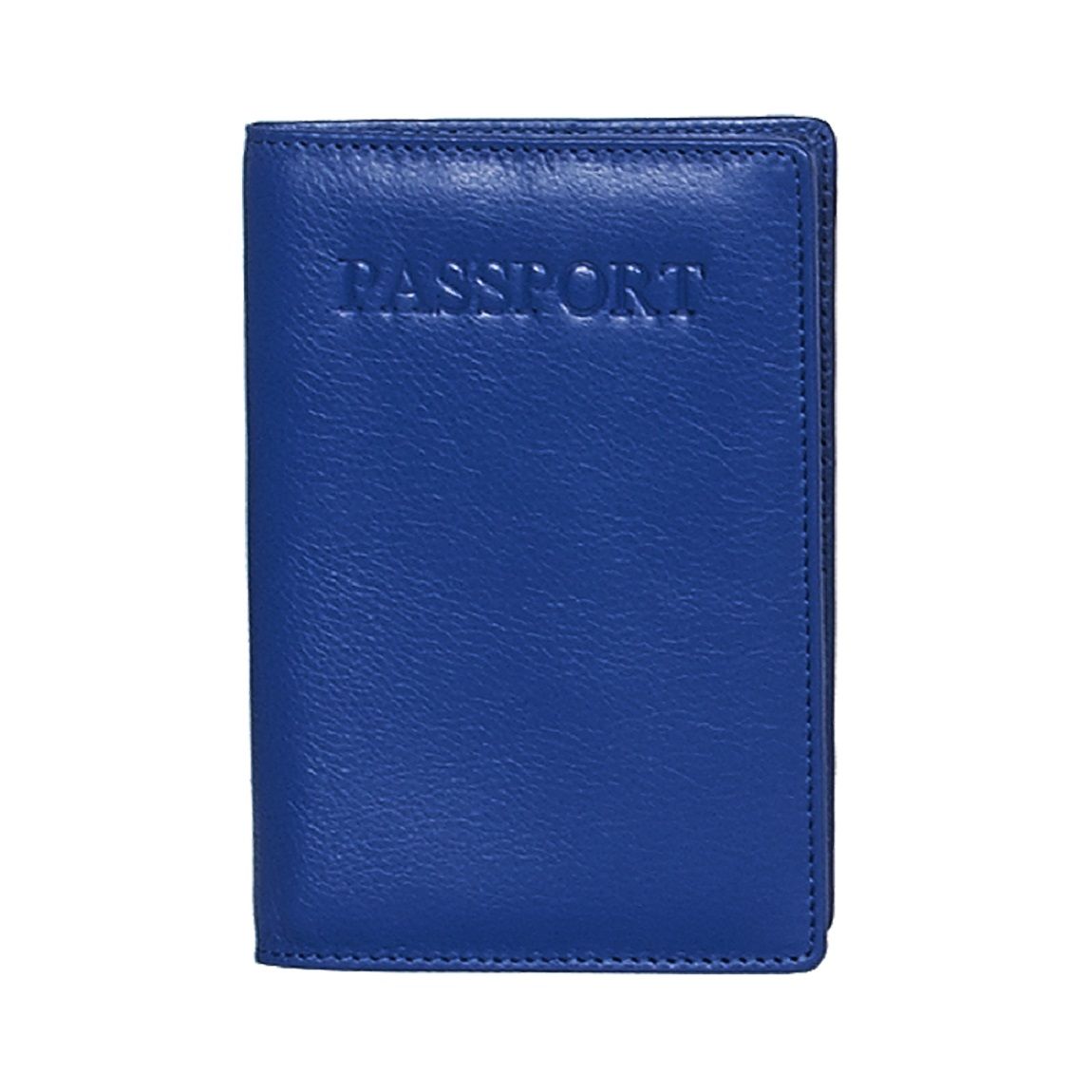 Calfnero Leather Blue Passport Holder Buy Calfnero Leather Blue