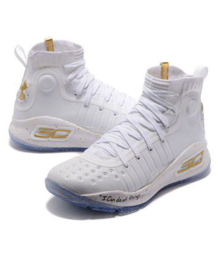 steph curry white and gold shoes