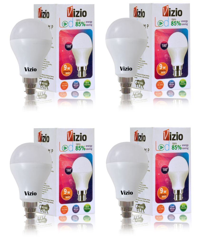     			Vizio 9W LED Bulbs Natural White - Pack of 4