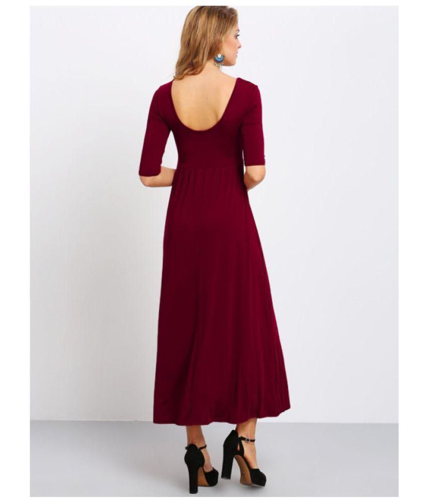 maroon occasion dresses