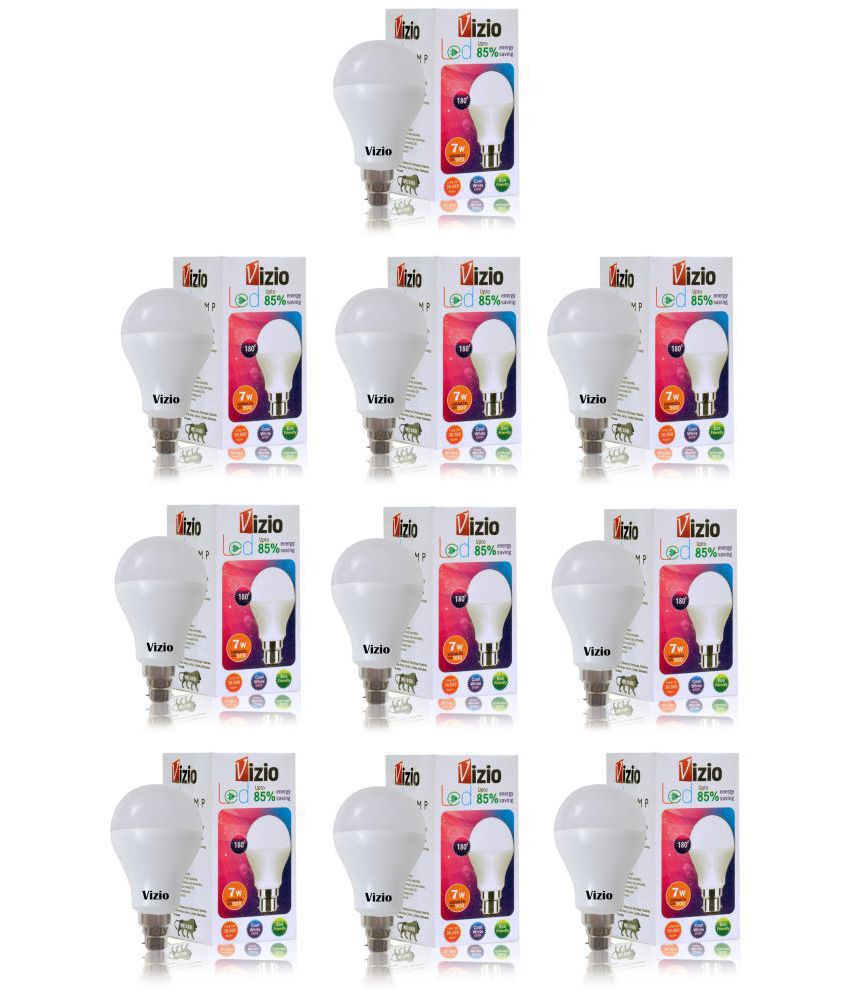     			Vizio 7W LED Bulbs Natural White - Pack of 10