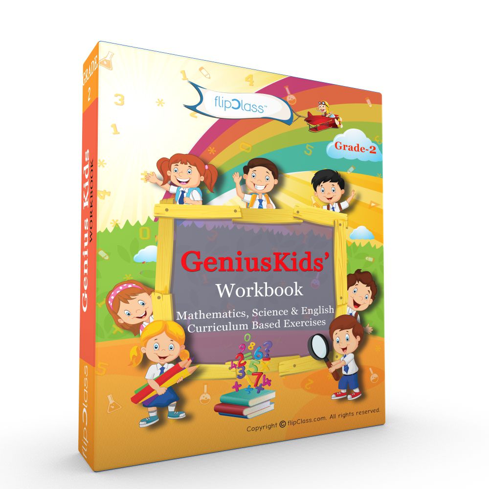 Genius Kids Worksheets Bundle For Class 2 Grade 2 Set Of 6 Workbooks English Mathematics