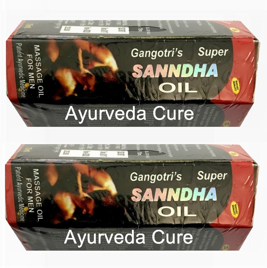     			Ayurveda Cure Herbal Massage Oil for Men Gummy 15 ml Pack of 3