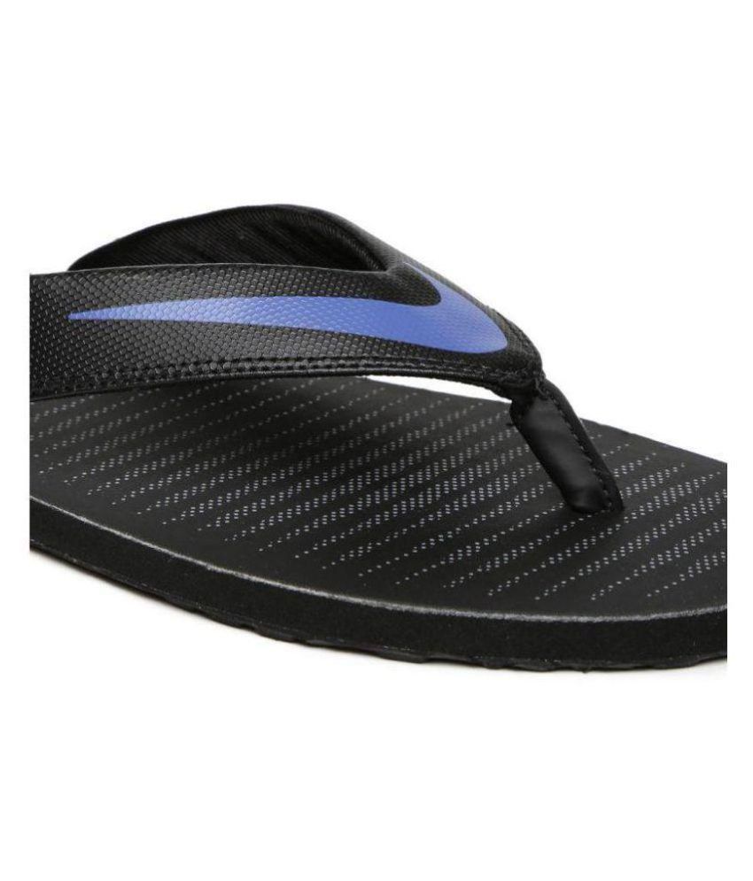 nike black thong flip flop