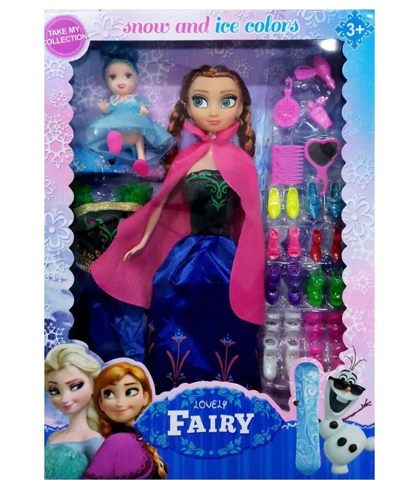 S S TRADERS Cute Frozen Doll Set wit Accessorires,Good