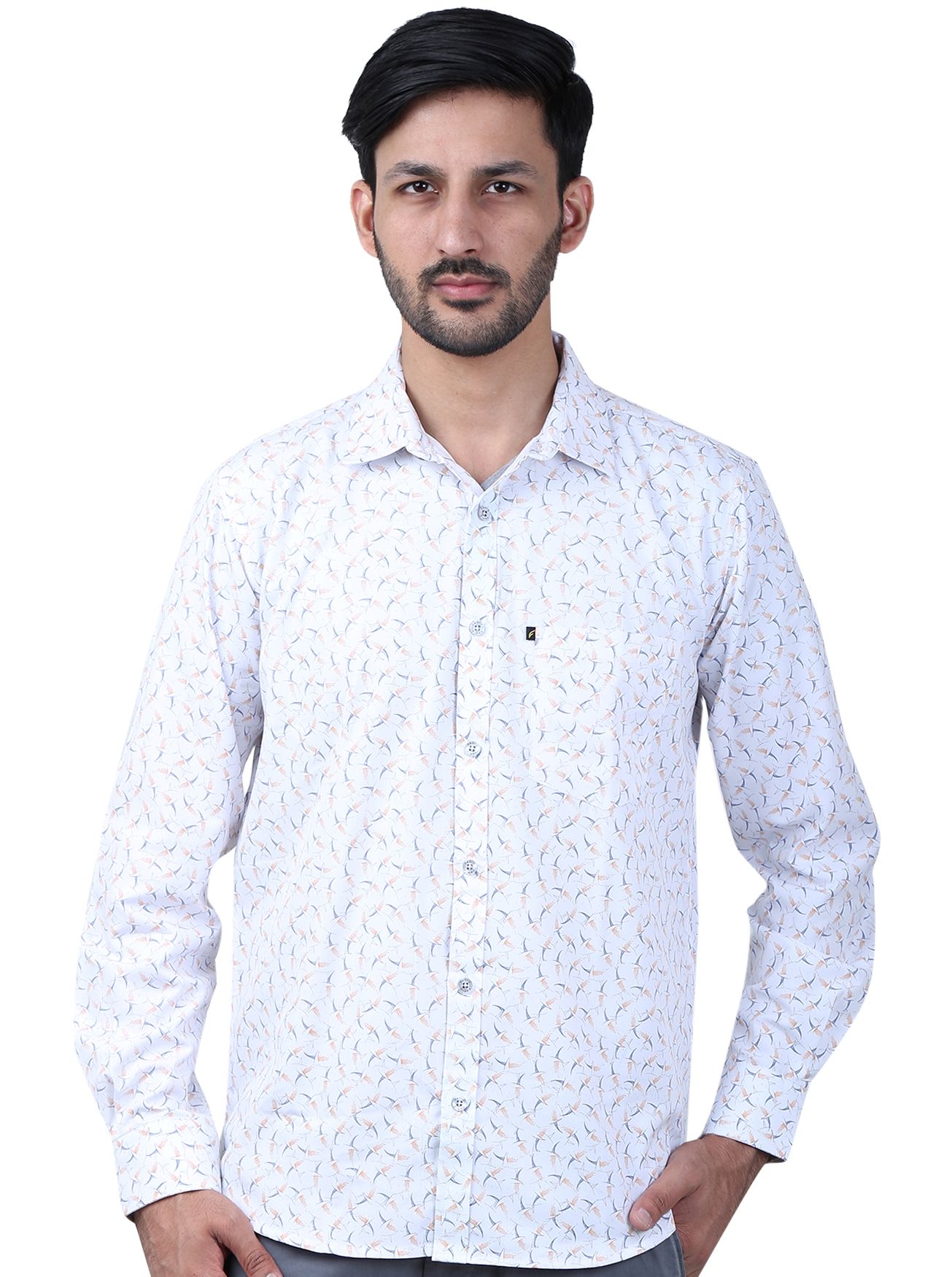 men's formal white shirt slim fit