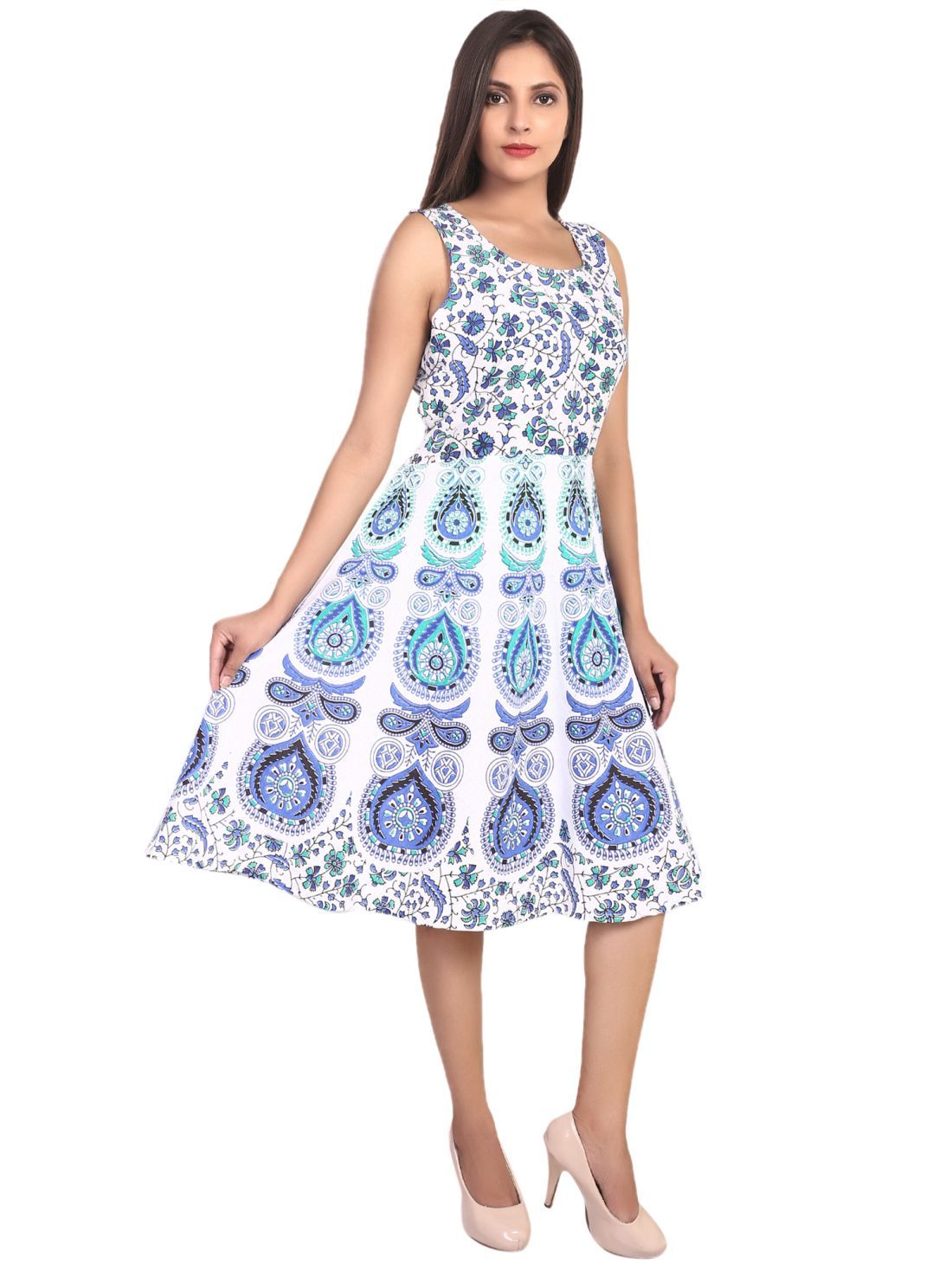 Decot Paradise Cotton White Dresses - Buy Decot Paradise Cotton White ...