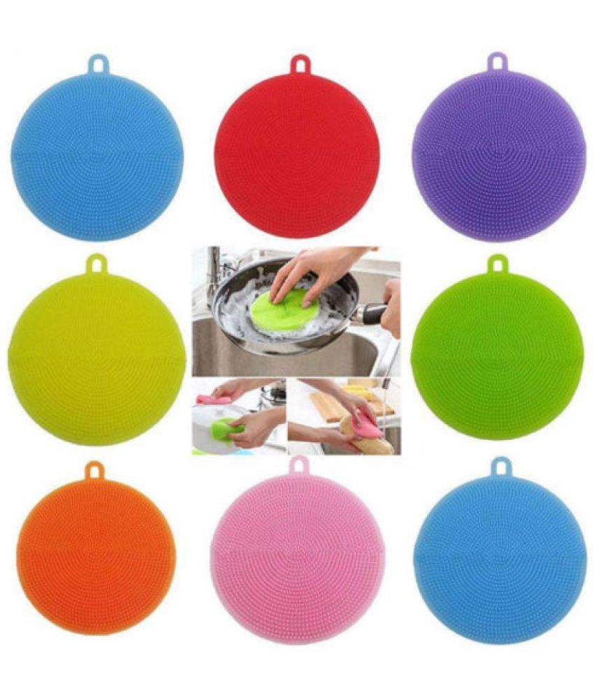 Soft Silicone Sponge Scrubber: Buy Online at Best Price in ...