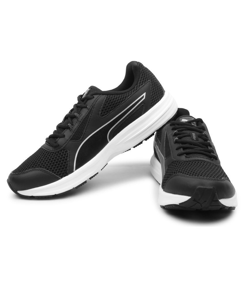 Fashion style Running puma shoes black photo for woman Fashion style Running puma shoes black photo for lady
