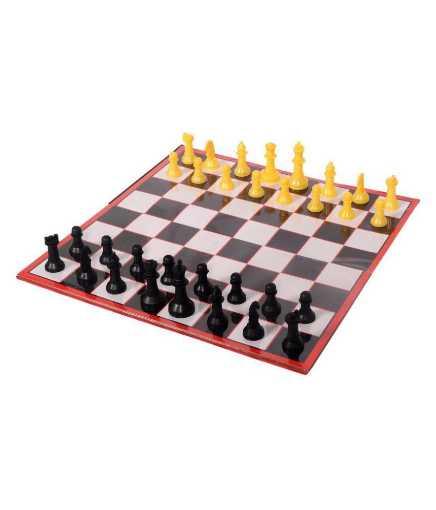 GSI Multicolor Ludo and Chess Kids Board Game with Laminated PVC Board