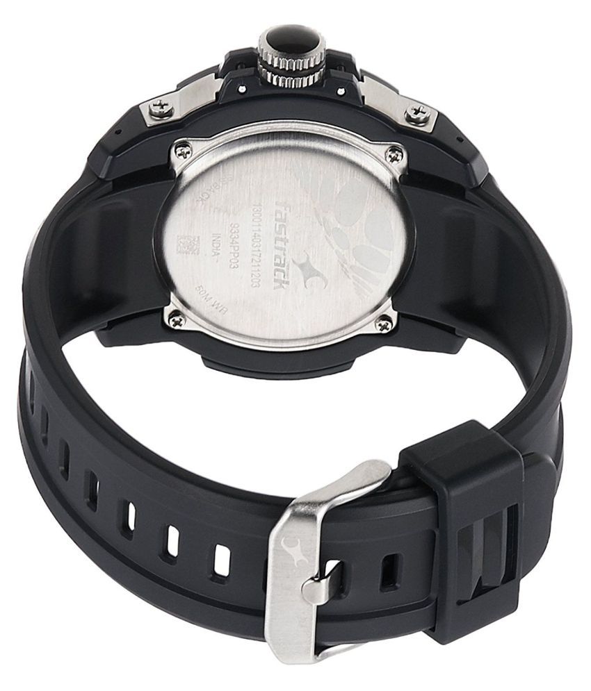 ex306 blue leather analog men's watch
