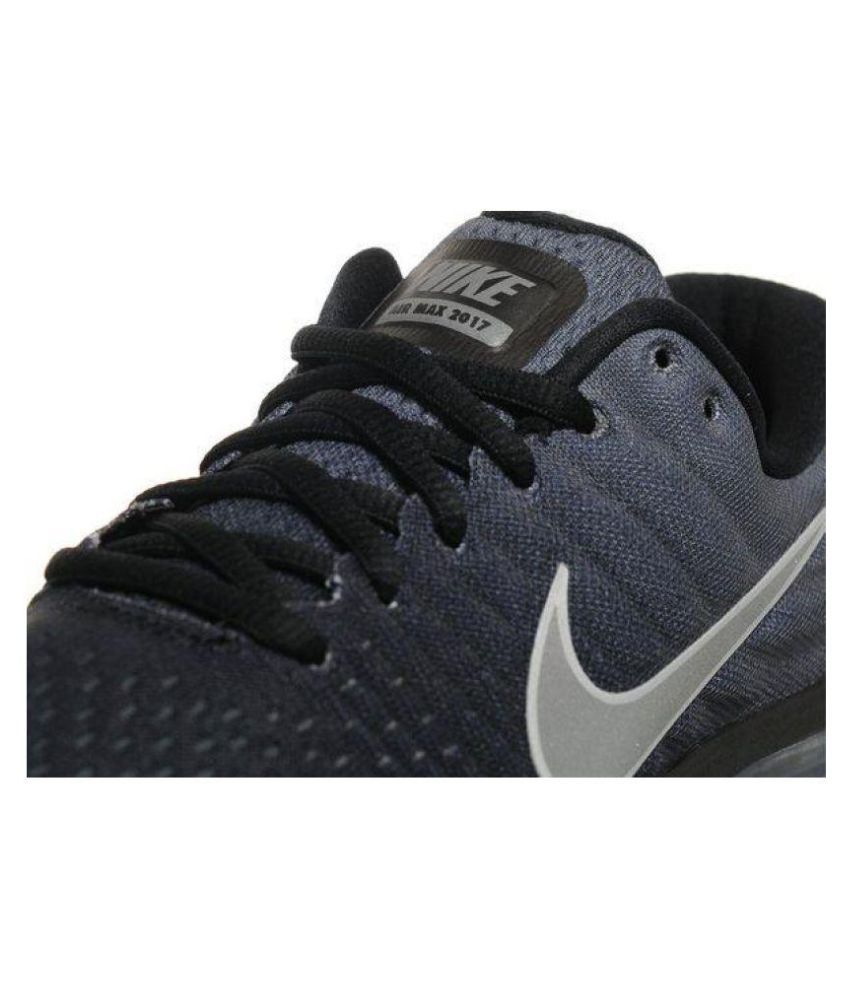 nike air max 2017 black price in india