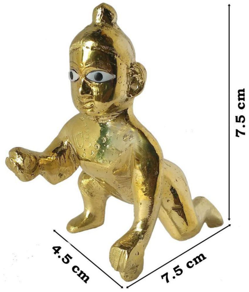     			Kirti Enterprises Krishna Brass Idol