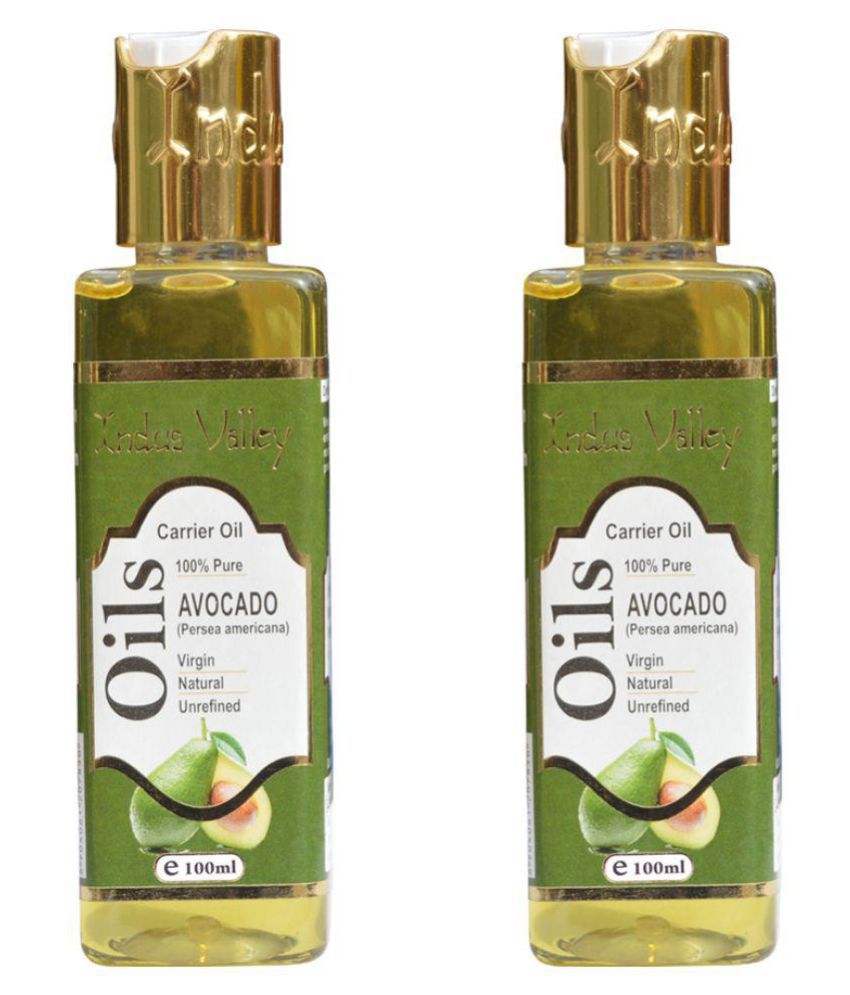     			Indus Valley 100% Virgin Avocado Carrier Oil - For Nourishment and Moisturisation Pack of 2