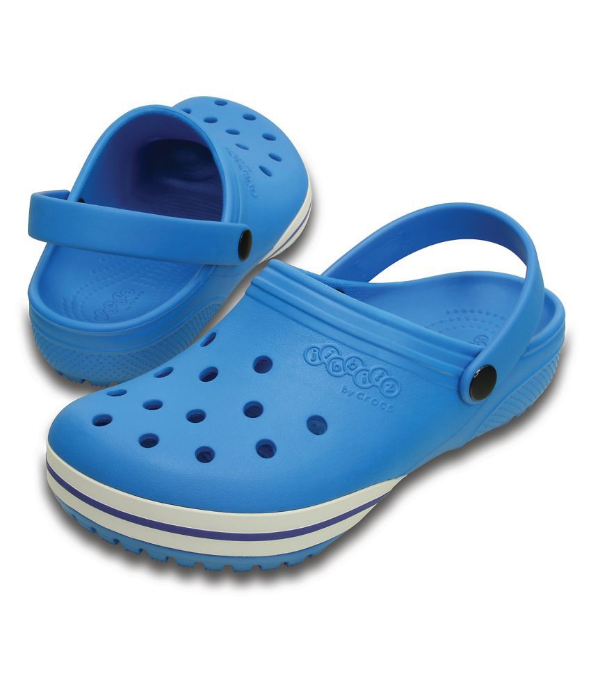Crocs Relaxed Fit Jibbitz by Crocs Kilby Clog Blue Floater Sandals ...