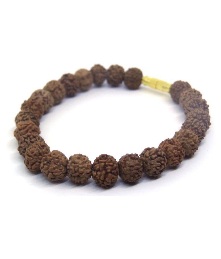 Himalaya Rudraksha kendra 7 Mukhi Energised Rudraksh Bracelet for ...