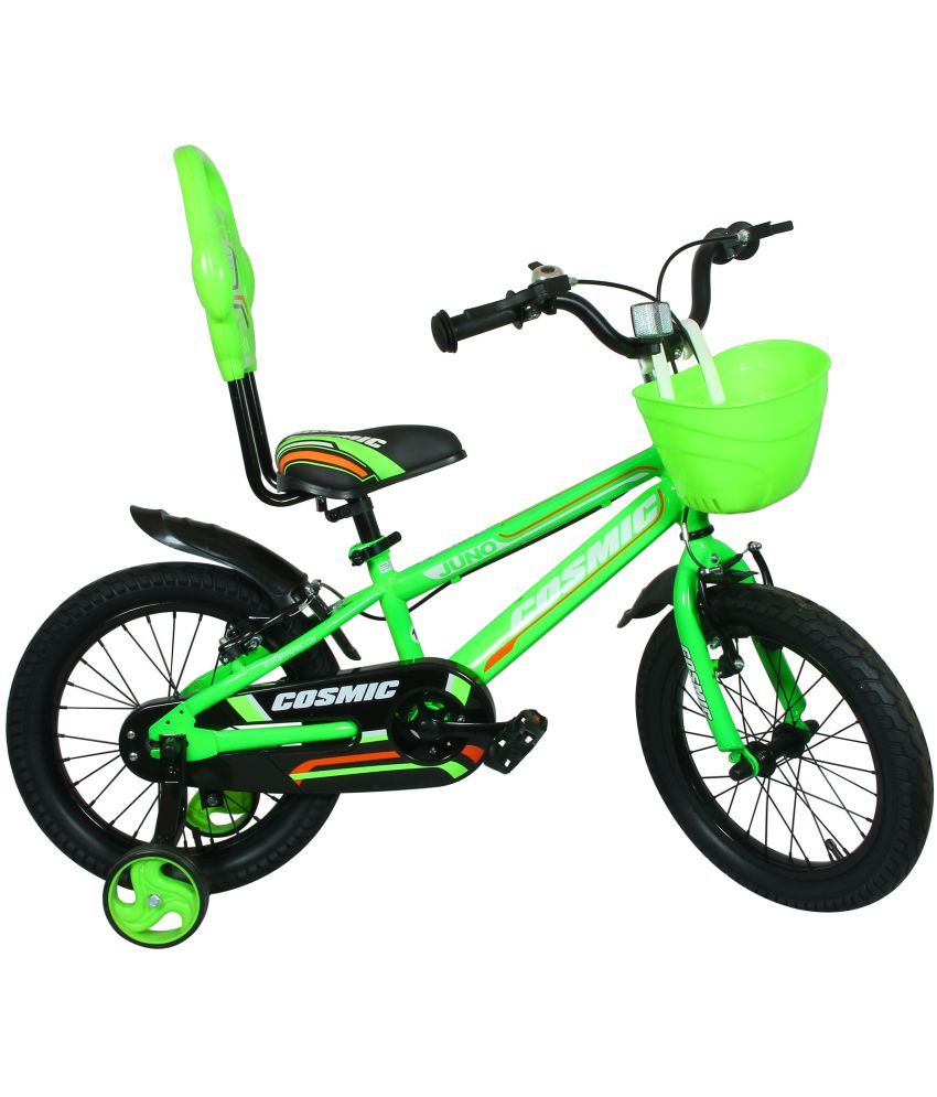 HOLLICY JUNO 16 INCH KIDS BICYCLE - BLACK/GREEN Green 40.64 cm(16 ...