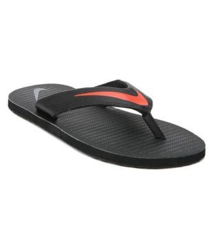 nike men's chroma thong 5 black slippers