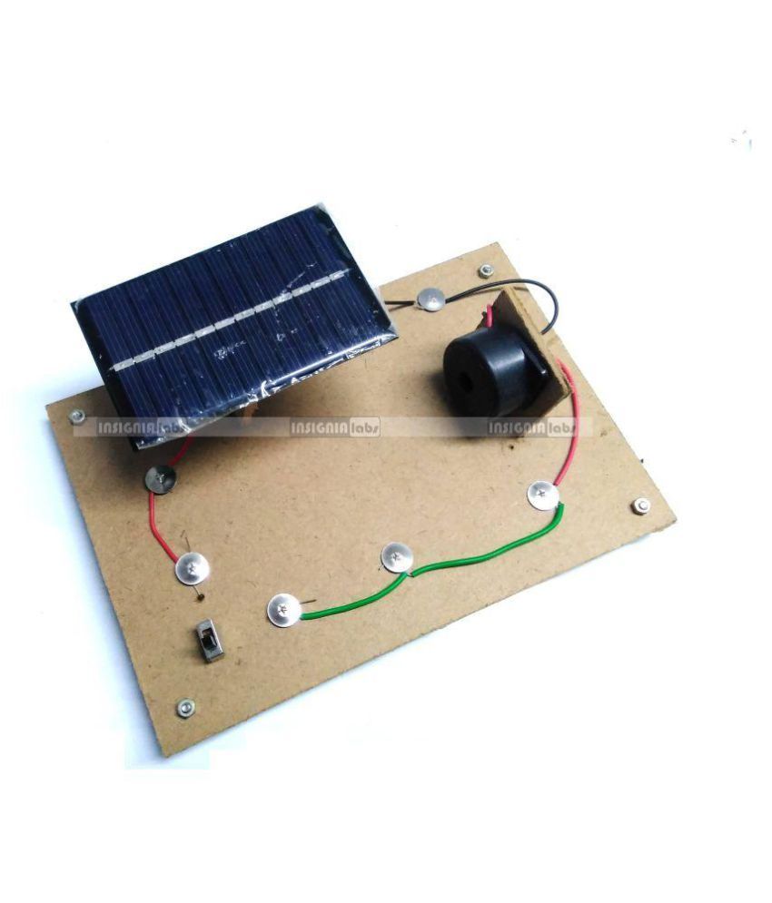 SOLAR POWERED ELECTRIC BUZZER SCIENCE WORKING MODEL FOR ...