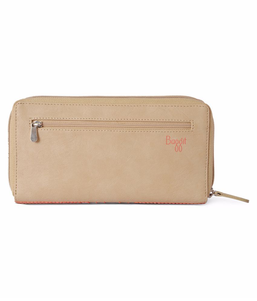 baggit vanity bag beige