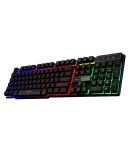 Gaming Keyboard, LED Backlit USB Wired Computer Keyboard Mechanical-Feel Keyboard w/ Suspension Keys Design & 3-Backlit Mode Setti