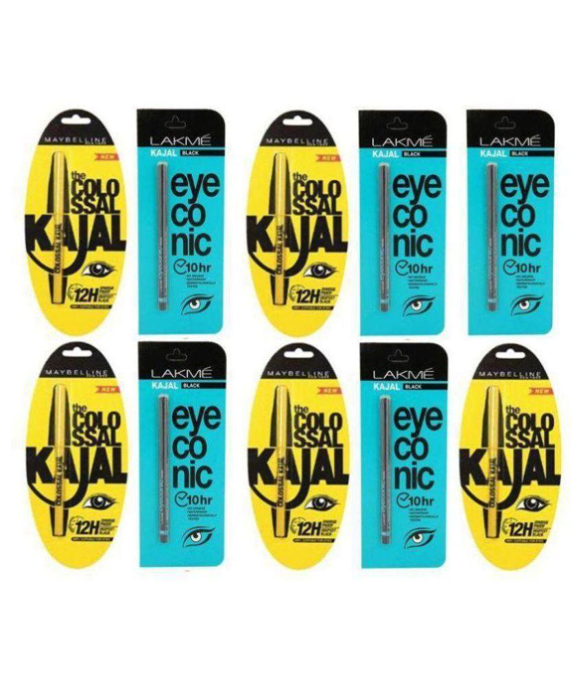 Maybelline Pencil Colossal Lakme Kajal Pencil Black 3 5 Gm Pack Of 10 Buy Maybelline Pencil Colossal Lakme Kajal Pencil Black 3 5 Gm Pack Of 10 At Best Prices In India Snapdeal snapdeal