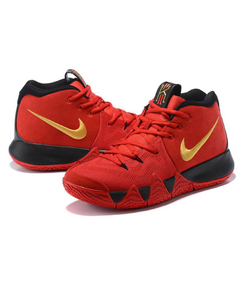 kyrie red basketball shoes