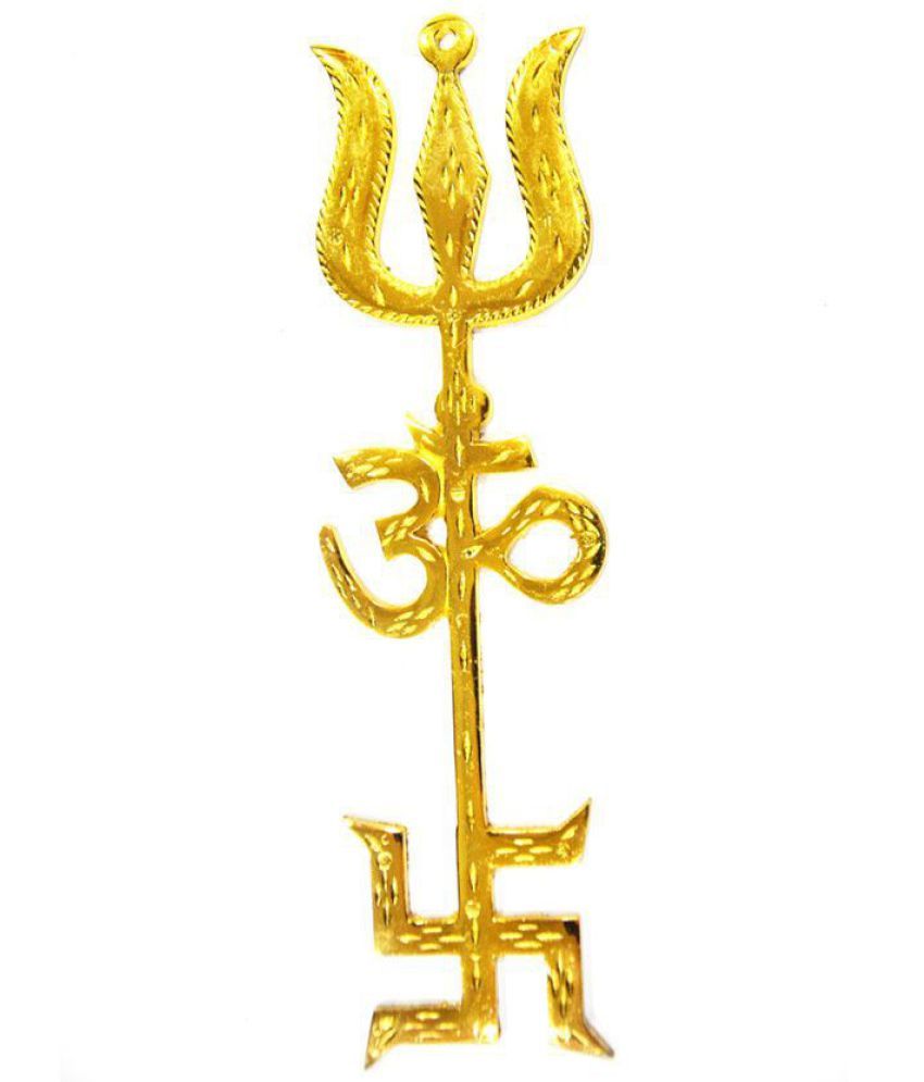     			Queen Collection Om Swastik Trishul Big Size