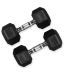 Energie Fitness high quality rubber coated Hexa Dumbbell Weight 80 KG 1 pair 40 KG x 2 pieces