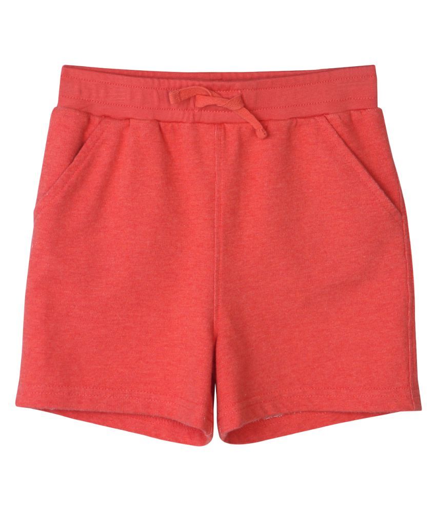 Ribbed Waistband Shorts Orange 12-18M - Buy Ribbed Waistband Shorts ...