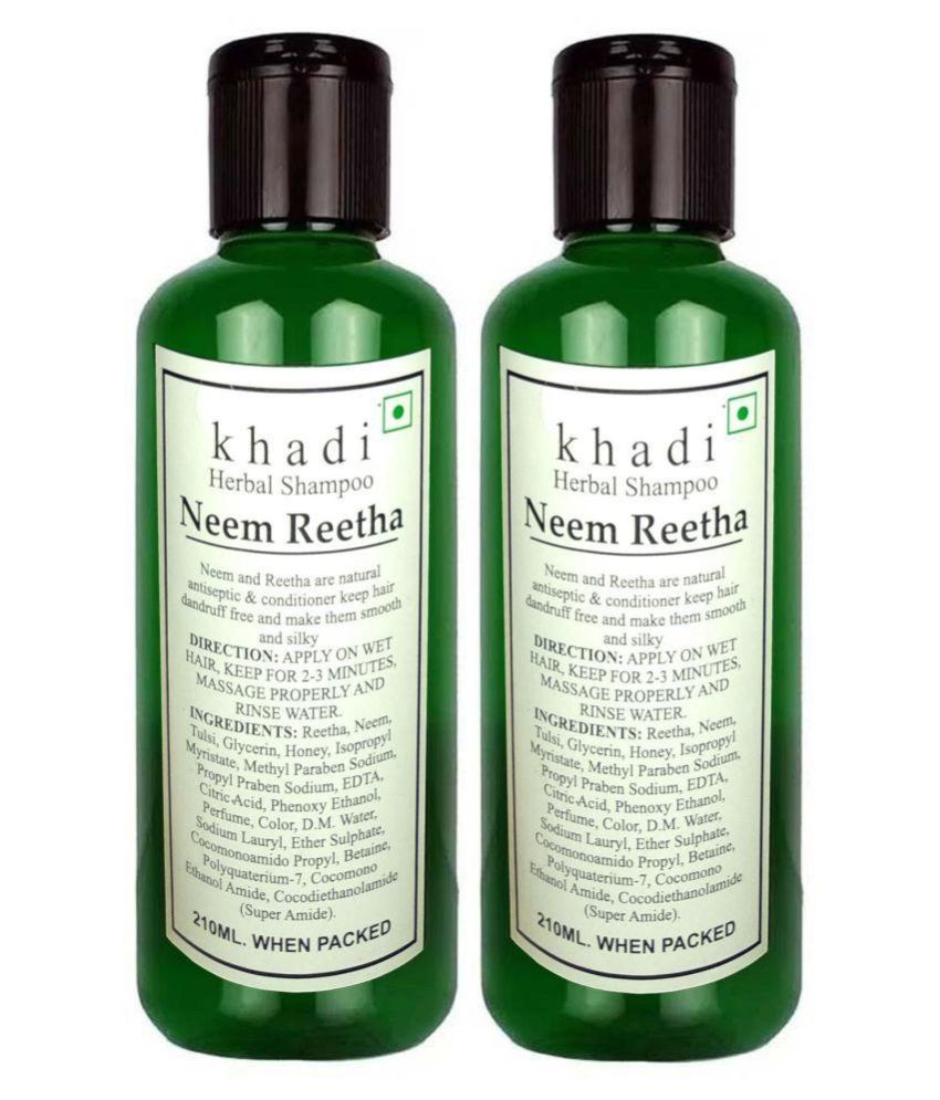     			Khadi Herbal Neem Reetha Shampoo 420 ml Pack of 2