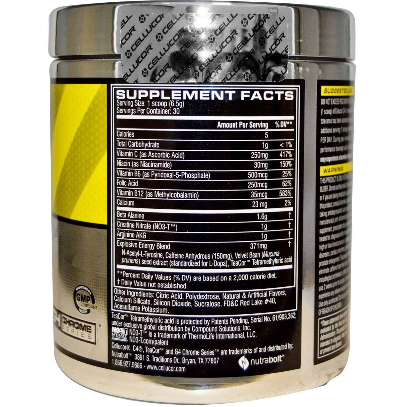 Cellucor C4 PreWorkout Energy 30 servings 195 gm Buy Cellucor C4 PreWorkout Energy 30