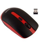 Zebion Truffle Wireless Mouse (Red & Black)