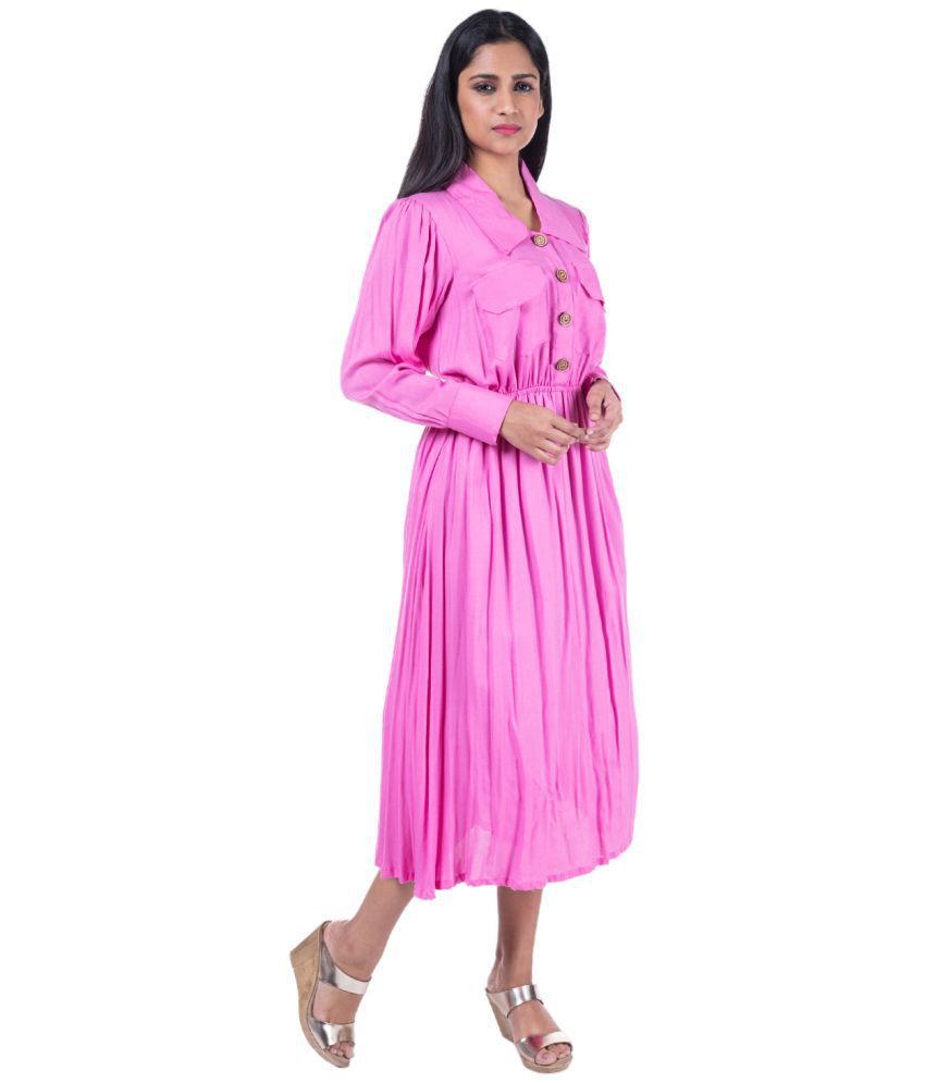 Mamosa Rayon Pink Dresses Buy Mamosa Rayon Pink Dresses Online at Best Prices in India on Snapdeal