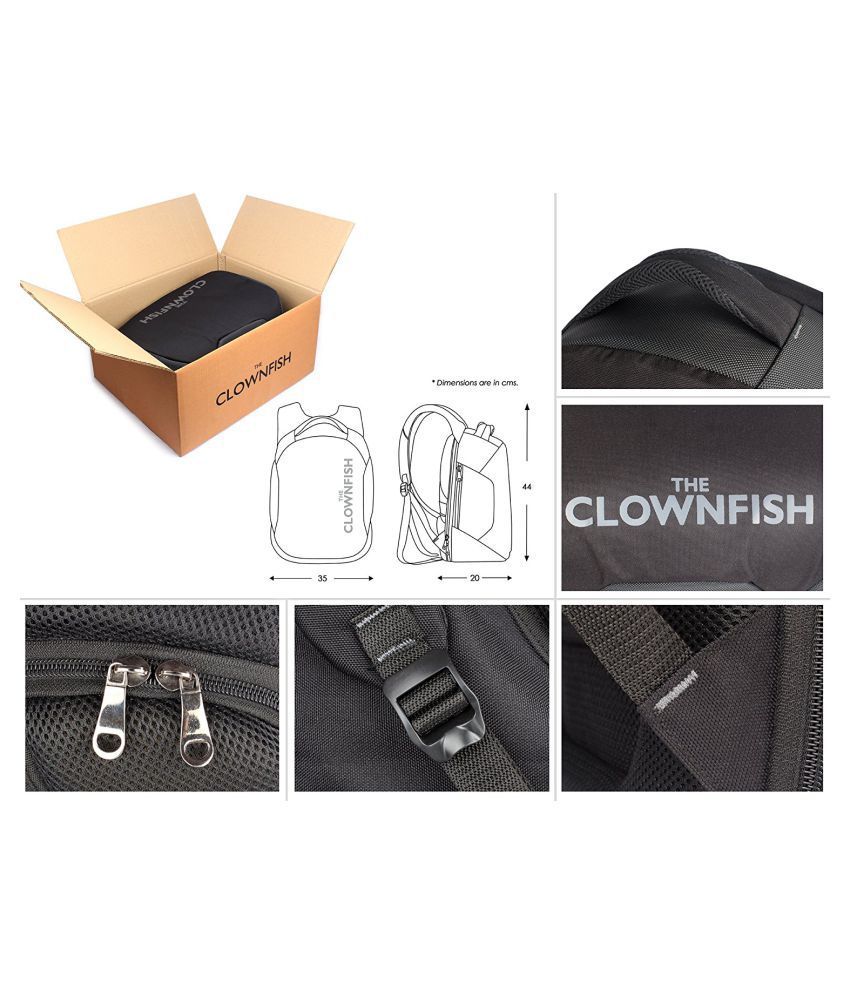 The Clownfish Black Laptop Bags Buy The Clownfish Black Laptop Bags