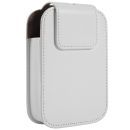 CAIUL Compatible Protective PU Leather Case Bag for HP Sprocket Portable Photo Printer - White